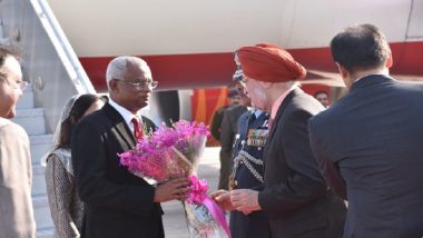 Maldives’ President Solih Lands in India on his First Foreign Visit