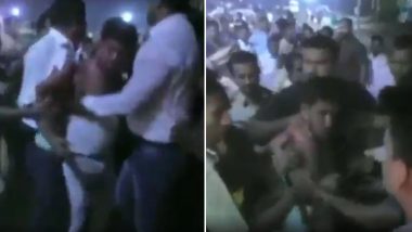 Ramdas Athawale Slapped By RPI Youth Wing Worker Pravin Gosavi in Thane, Accused Thrashed by Men as Party Calls for Maharashtra Bandh (Watch Video)