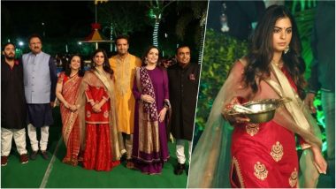 Isha Ambani-Anand Piramal Wedding: Isha Donned a Red Sharara for a Pre-Wedding ‘Anna Seva’ Event in Udaipur, See Pics