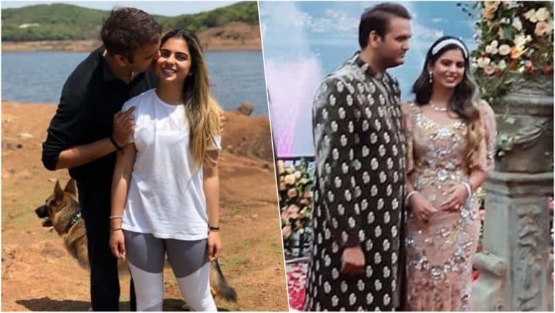 Isha Ambani-Anand Piramal Wedding: From the Dreamy Proposal to Sharing a Kiss on Their Sangeet, These Pics & Videos Are Proof that The Two Look Adorable Together Isha Ambani-Anand Piramal Wedding: From the Dreamy Proposal to Sharing a Kiss on Their Sangeet, These Pics & Videos Are Proof that The Two Look Adorable Together