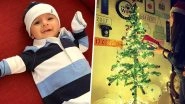 Sania Mirza Shares an Adorable Selfie With a Decorated Christmas Tree, Shows Guitar With Name of Son 'Izhaan' Written On it
