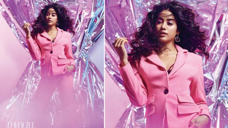 Janhvi Kapoor Flaunts Her Bold Curls and Teaches Us How To Make Pink Look Sexy! (View Pic)