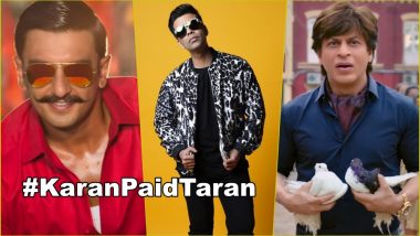 #KaranPaidTaran Trends As Twitterati Accuses Simmba Producer Karan Johar of Sabotaging Friend Shah Rukh Khan’s Zero Film!