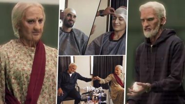 PBL 4: Kidambi Srikanth and Ashwini Ponnappa Do a Cristiano Ronaldo! Star Indian Shuttlers Disguise As Old Couple to Stun Kids at a Badminton Academy! (Watch Video)