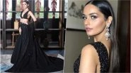Miss World 2018: Manushi Chhillar Scintillates in Black Sabyasachi Lehenga for the Crowning Ceremony at Sanya, China, View Pics