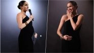 Meghan Markle Flaunts Her Royal Baby Bump in Black Givenchy Gown With a Surprise Appearance at the 2018 British Fashion Awards, See Pics