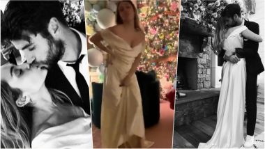 Miley Cyrus Keeps it Classy in Ivory Vivienne Westwood Gown for Her Secret Wedding with Liam Hemsworth, See Pics