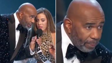 Miss Costa Rica Natalia Carvajal Gives a Befitting Advice to Host Steve Harvey During Miss Universe 2018 Finale