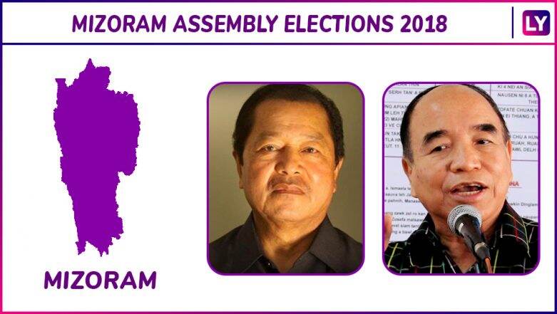 Mizoram Assembly Elections 2018 Exit Poll Results: India Today - Axis Poll Predicts MNF's Return to Power, Congress Likely to Lose Mizoram Assembly Elections 2018 Exit Poll Results: India Today - Axis Poll Predicts MNF's Return to Power, Congress Likely to Lose