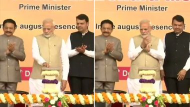 PM Narendra Modi Lays Foundation Stone For Two Metro Corridors in Thane