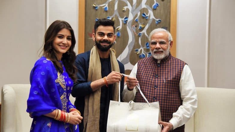 remember when virat kohli and anushka sharma met! pm narendra modi it is now the - narendra modi followers on instagram