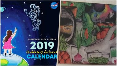 NASA 2019 New Year Calendar Will Feature a Painting of 12-Year-Old Boy From Tamil Nadu, View Pic