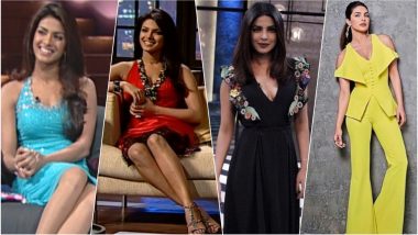 Priyanka Chopra’s Style Evolution on Koffee With Karan: See in Pics Our Desi Girl’s Transformation on The Couch Over the Years