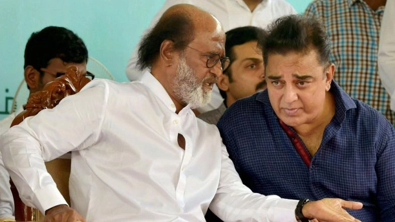 Celebs Who Entered Politics in 2018: Kamal Haasan, Rajinikanth Begin Political Careers; BJP Looks to Rope in Madhuri Dixit, Mohanlal For 2019 Lok Sabha Elections