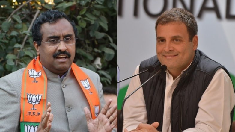 Rahul Gandhi Brought Victories Using His Electoral Mettle, Says BJP's Ram Madhav in Rare Praise For Congress Chief
