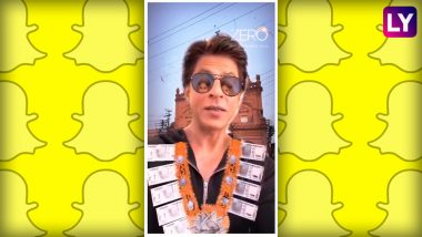 Zero Becomes India’s First Movie to Launch Snapchat Lens! Its Lights, Camera, Snap for SRK-Starrer