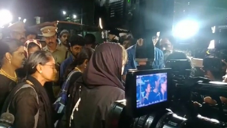 Sabarimala Temple Row: 11 Women Reach Pampa Base Camp, Section 144 Extented Till December 27