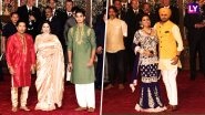 Sachin & Anjali Tendulkar With Son Arjun; Harbhajan Singh & Geeta Basra Dazzle at Isha Ambani - Anand Piramal Wedding at Antilia in Mumbai: View Latest Pictures