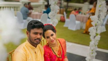 Cricketer Sanju Samson Marries College-Mate Charulatha in Kerala