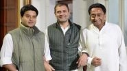 Madhya Pradesh CM Race: Rahul Gandhi Signals Cohesion, Tweets Photo With Kamal Nath, Jyotiraditya Scindia