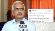 Shaktikanta Das 'MA in History' Is New RBI Governor, Twitterati Slam Decision; See Qualifications of Previous 5 RBI Governors