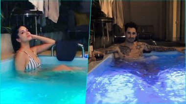 Sunny Leone and Daniel Weber Strip Down for a Cosy Time in Their Rooftop Swimming Pool (See Hot Pics)