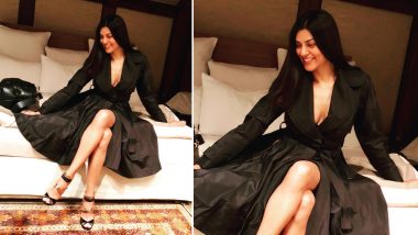 Sushmita Sen Looks Sexy In a Thigh-High Slit Dress: 5 Other Times When Bollywood Beauty Stunned Us in Black!