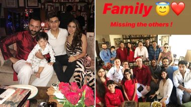 Taimur Ali Khan Looks Cutest of All as He Celebrates Christmas 2018 With Kapoors and Pataudis! (View Pics)