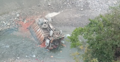 Himachal Pradesh: 2 Dead, 1 Injured As Truck Falls From a Bridge in Solan District