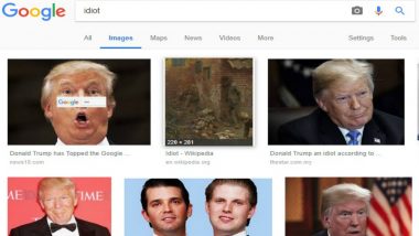 Why Googling 'Idiot' Brings Up Donald Trump Photos, Congresswoman Asks Sundar Pichai