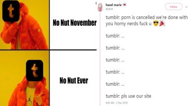 380px x 214px - No Porn on Tumblr! XXX Content Banned on Content Sharing Site, Furious  Users React With Hilarious Memes That Are Going Viral | ðŸ‘ LatestLY
