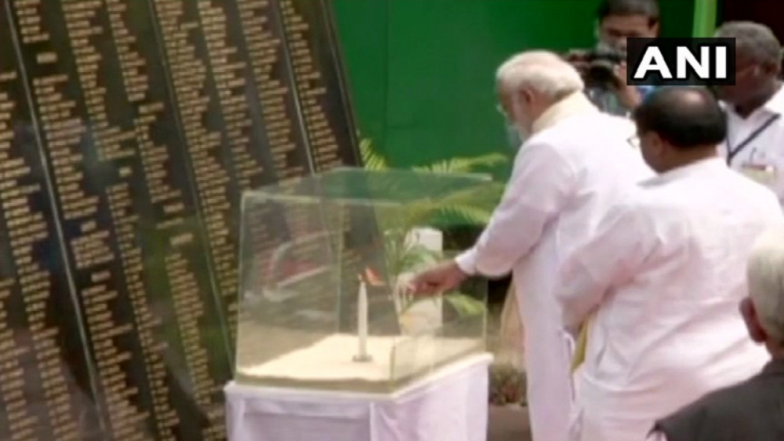 Narendra Modi Pays Tribute to 2004 Tsunami Victims in Andaman and Nicobar Islands