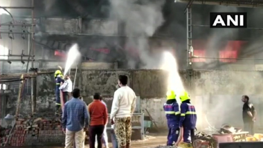 Maharashtra: Fire Breaks Out in Cloth Factory in Bhiwandi Near Thane