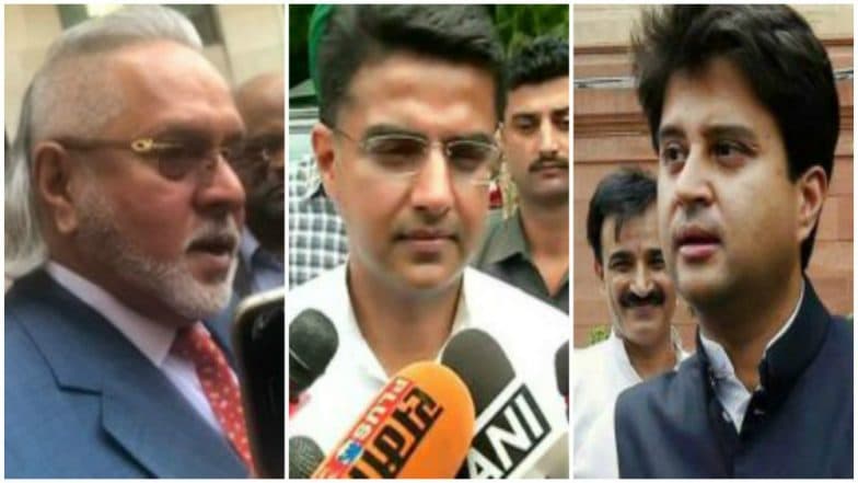 Vijay Mallya Congratulates Sachin Pilot, Jyotiraditya Scindia Over Congress's Wins in Rajasthan and Madhya Pradesh Elections 2018 Vijay Mallya Congratulates Sachin Pilot, Jyotiraditya Scindia Over Congress's Wins in Rajasthan and Madhya Pradesh Elections 2018