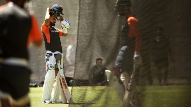 Virat Kohli Practices Hard in Nets Ahead of India vs Australia 1st Test Match at the Adelaide Oval: Watch Video