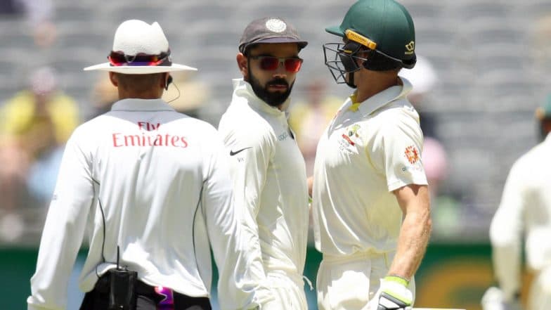 Virat Kohli Loses to Tim Paine in Sledging Contest as India Goes Down to Australia in 2nd Test Match at Perth, Is Indian Captain Crossing the Line Too Often? Virat Kohli Loses to Tim Paine in Sledging Contest as India Goes Down to Australia in 2nd Test Match at Perth, Is Indian Captain Crossing the Line Too Often?