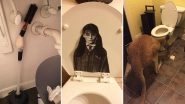 Women Sharing Weirdest Things in Men's Washroom Has Hilarious Results From Kangaroo to Moaning Myrtle on Toilet Seat, View Videos and Pics!