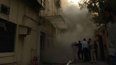 Fire Breaks Out in Sadhana House Behind Mahindra Towers in Mumbai's Worli Area, 8 Fire Tenders Rushed to the Spot