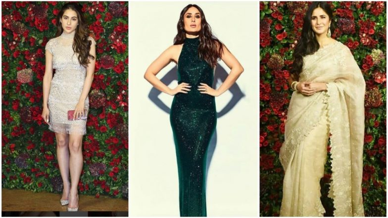 Deepika Padukone – Ranveer Singh Reception: Kareena Kapoor Khan, Katrina Kaif, Sara Ali Khan Woo Us With Their Elegant Choices for the Night – View Pics