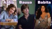 Zero Movie Cast &ndash; Who&rsquo;s Playing Who? Shah Rukh Khan As Bauua Singh, Katrina Kaif As Babita, Anushka Sharma As Aafia, Know All Characters From the Film