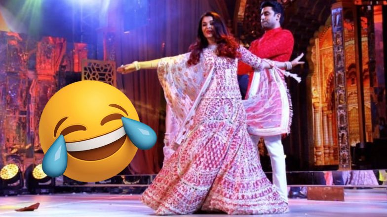 Isha Ambani and Anand Piramal’s Sangeet: Aishwarya Rai and Abhishek Bachchan’s Performance Turned Into Funny Memes  and Tweets