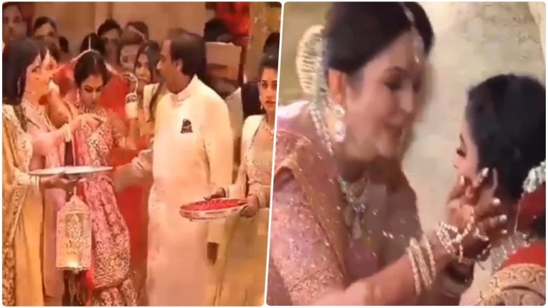 Isha Ambani’s Vidaai Made Nita & Mukesh Cry: Watch Emotional Video of Ambani Family Seeing Off Their Daughter!