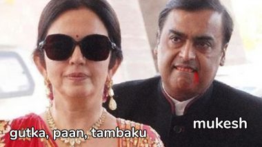 Nita and Mukesh Ambani's Funny Memes Invade The Internet: The Couple's Pic From Isha Ambani and Anand Piramal's Sangeet Go Viral!