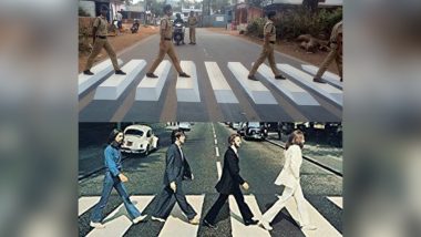 Kannur Police Replicates Beatles' Iconic 'Abbey Road' Album Cover to Promote Road Safety in the Kerala City
