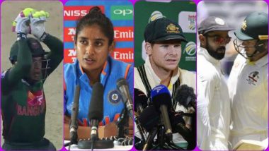 Cricket Controversies in 2018: From Virat Kohli's 'Leave India' Comment to Steve Smith's Ball-Tampering Scandal, Here Are All Incidents That Rocked Gentleman's Game This Year!