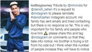 Danish Zehen&rsquo;s Instagram Account Deleted; Vikas Gupta Urges Fans to Request for Its Re-Activation - Watch Video