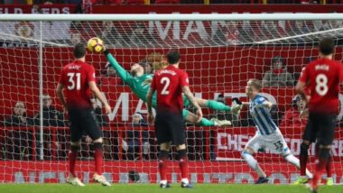 David de Gea Makes a Stunning Save During Manchester United vs Huddersfield Premier league 2018 Match (Watch Video)