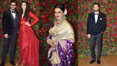Deepika Padukone-Ranveer Singh Wedding Reception in Mumbai LIVE Updates: EXCLUSIVE Video! Shah Rukh Khan, Madhuri Dixit, Sanjay Leela Bhansali Had a 'Devdas' Reunion