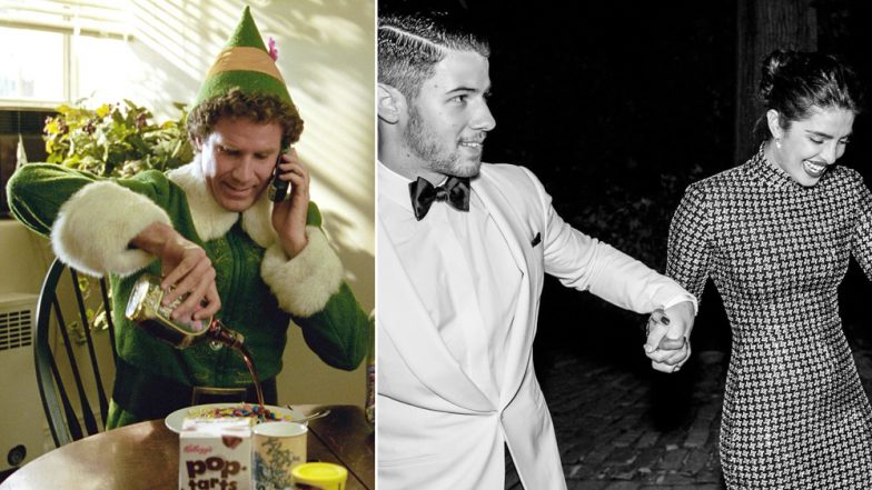 Nick Jonas SECRETLY Captures Priyanka Chopra's Reactions While Watching 'Elf' and the Video is Too Cute for Words!