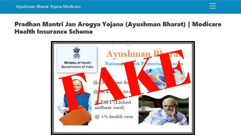 Indian Government Declares 58 Health Websites Claiming To Be Affiliated To Ayushman Bharat As Illegal; Here&rsquo;s The Full List